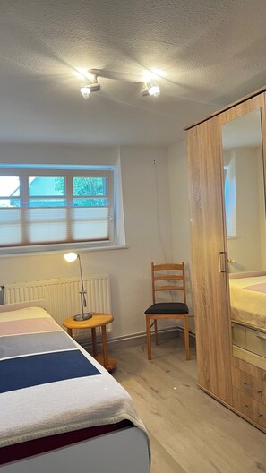 1 bedroom, travel crib, free WiFi, bed sheets