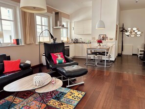TV, DVD player, stereo - Pet-friendly near the beach (Ostseebad Wustrow)