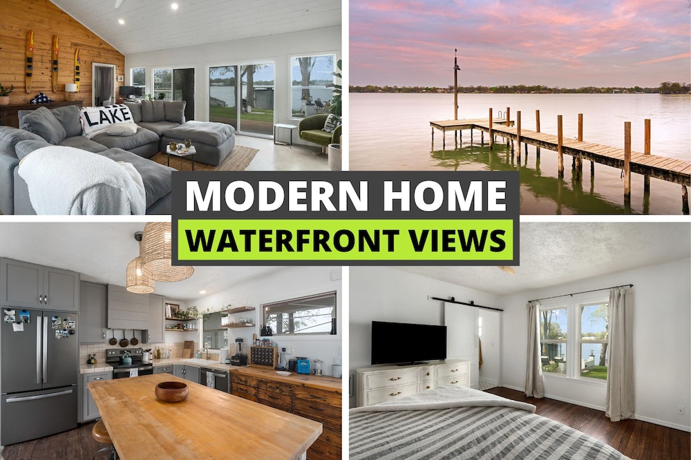 *Stunning* McQueeney Lakefront, 4 Bedrooms, Huge