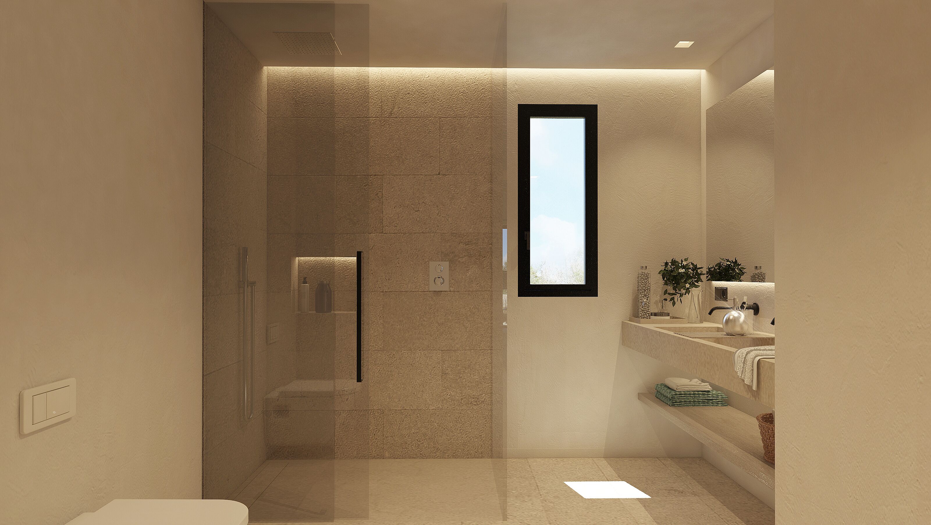 高级双人房 | 浴室 | 独立的浴缸和淋浴、深泡浴缸、大花洒淋浴喷头、名牌洗护用品