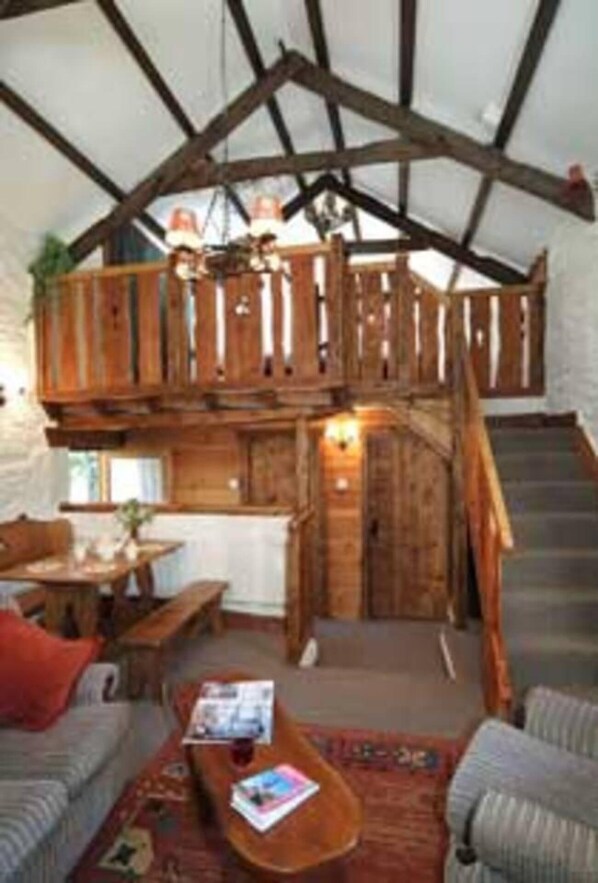 Cottage, Multiple Beds | Living area | Fireplace - The Mill House at Cwmiar Farm - Relaxing Holidays (Llanybydder)