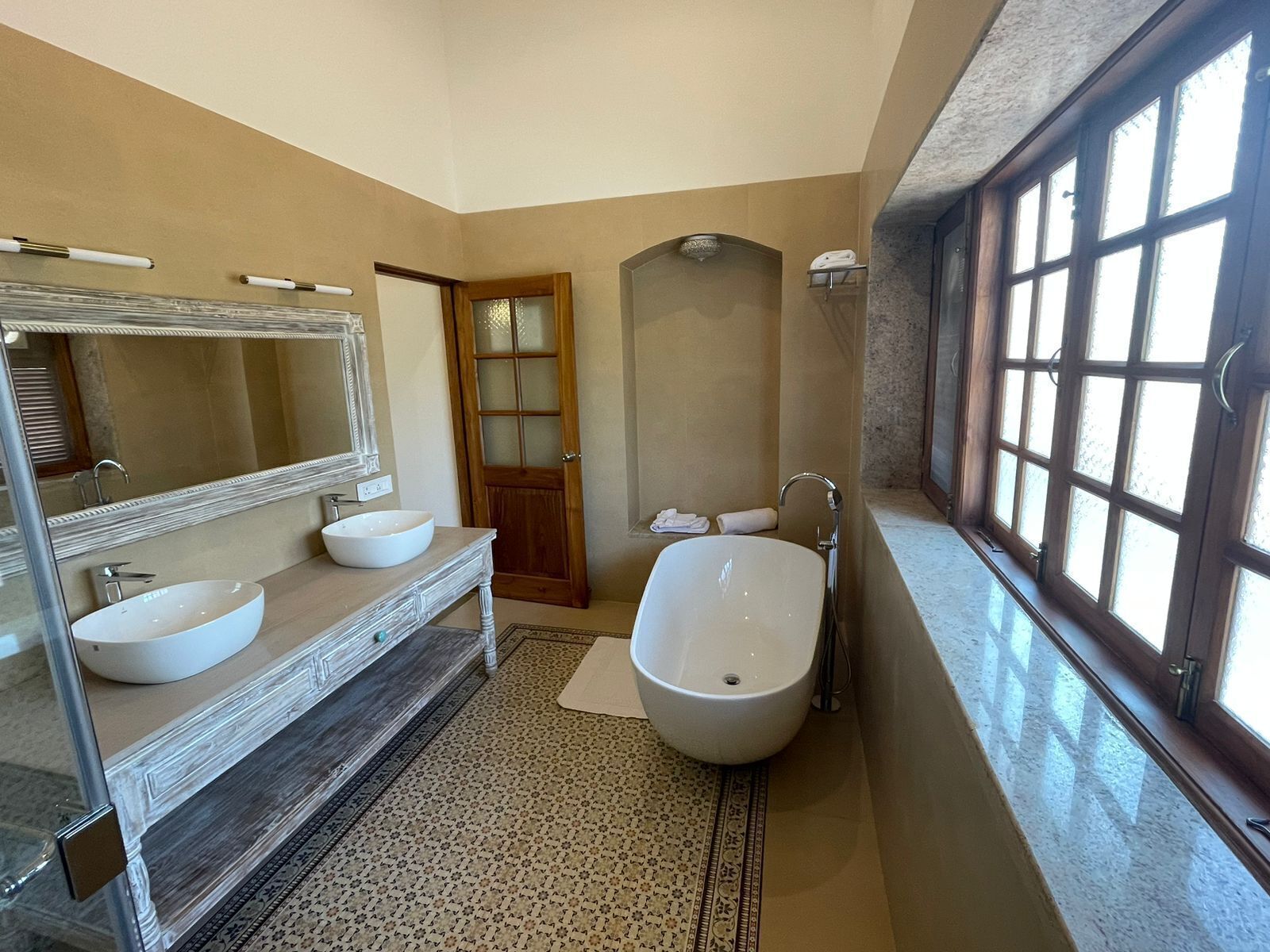 Bathroom | Slippers, towels, soap, shampoo