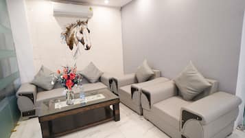Sala de estar en el lobby