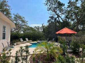 Alberca al aire libre 