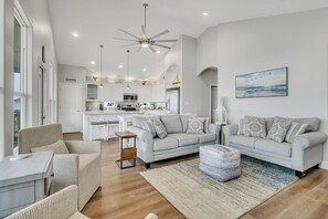 House, 4 Bedrooms | Living area | Smart TV - Born To Beach 4 Bedroom Home by RedAwning (Port Bolivar)