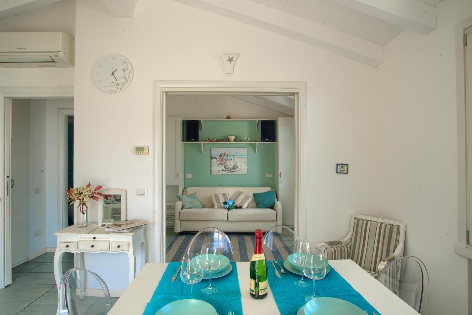 House With Sea View, Private Patio, A/c, Parking Space And Wi-fi - Imperia