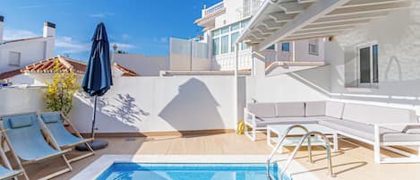 Una piscina riscaldata