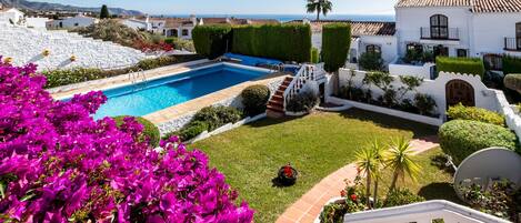 Et oppvarmet basseng