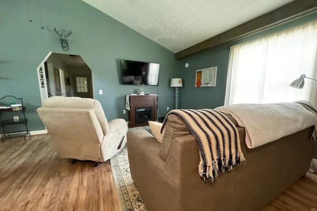 Smart-TV, Kamin, Tischfußball