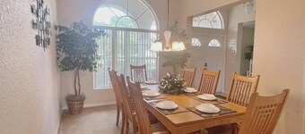 Stunning Pool 5BR&4BT w/Golf Course 15’to Disney W