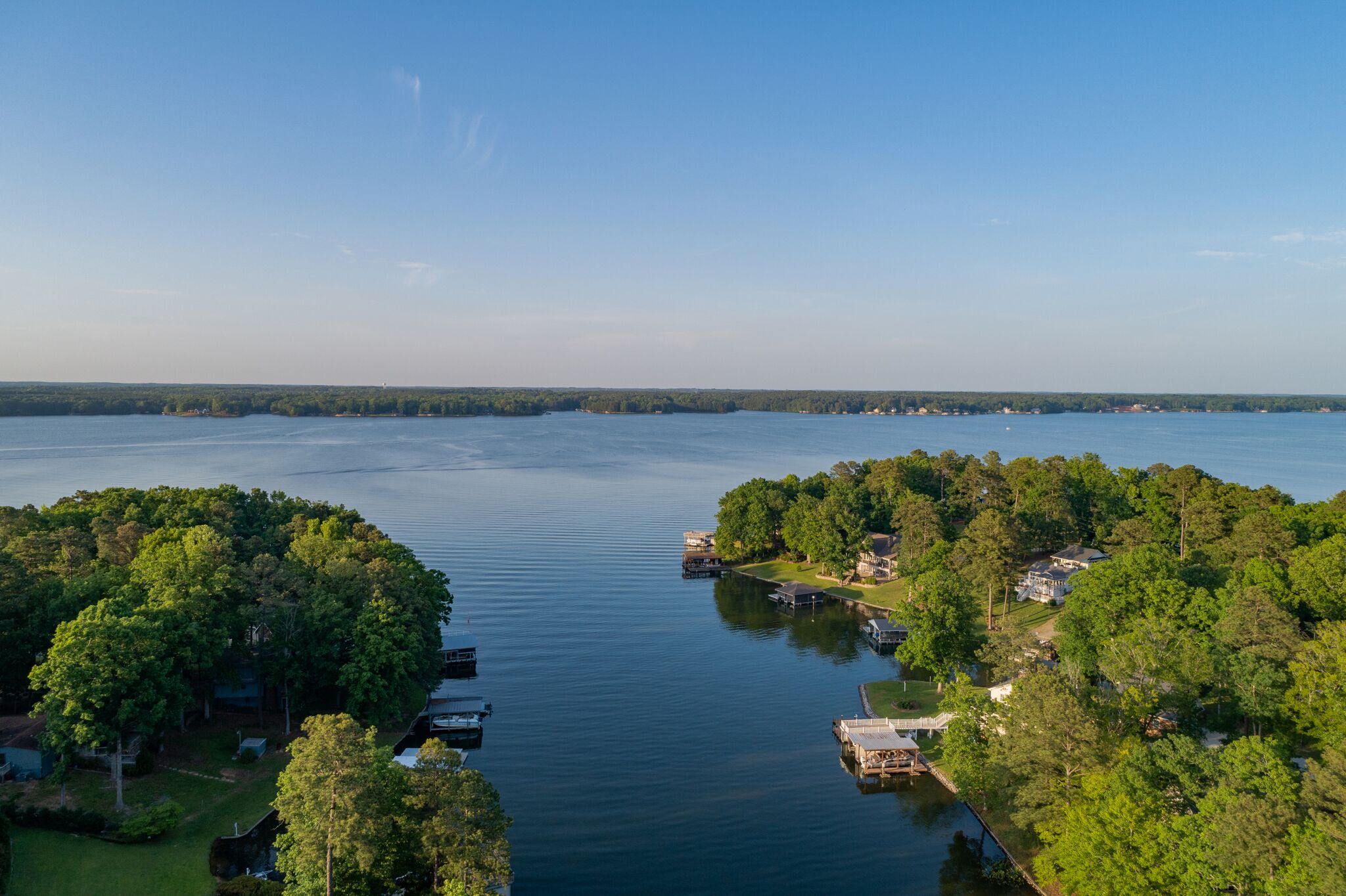 Our quiet cove is just seconds away from the main lake