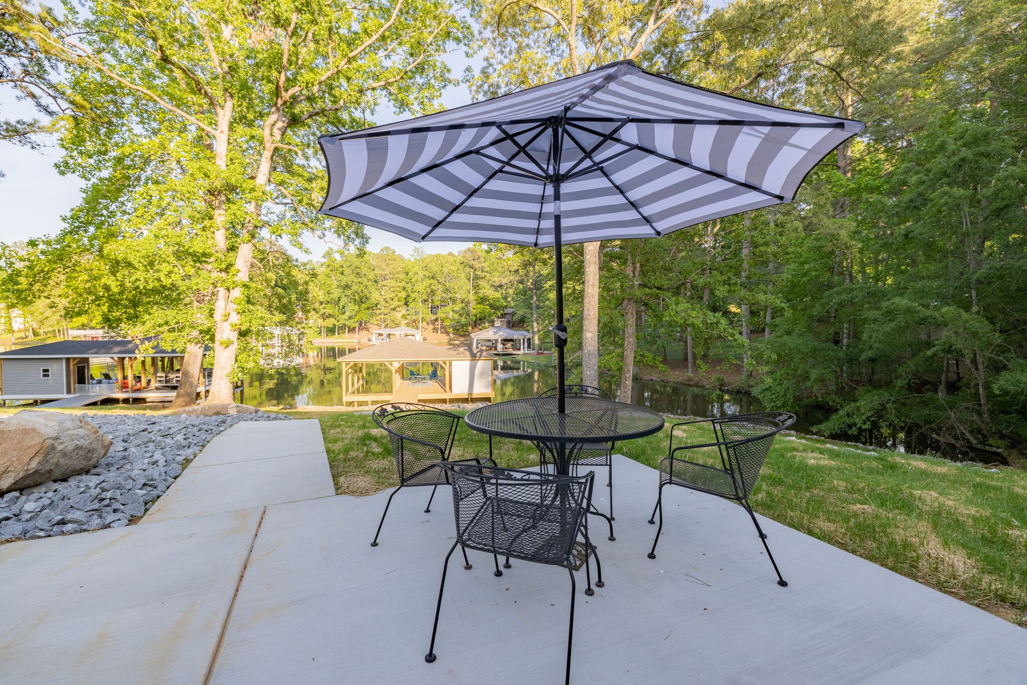 Large patio area