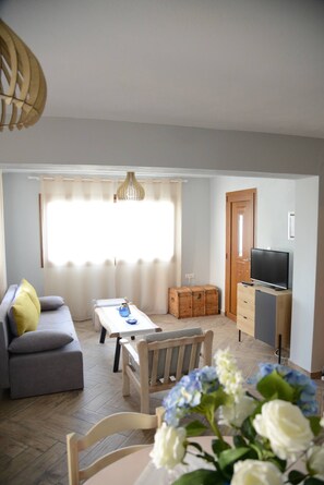 Apartment | Living area - Athena Charming apt with stunning view (Almyros)