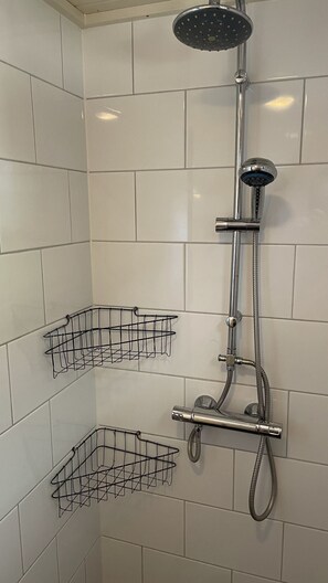 Shower, hair dryer