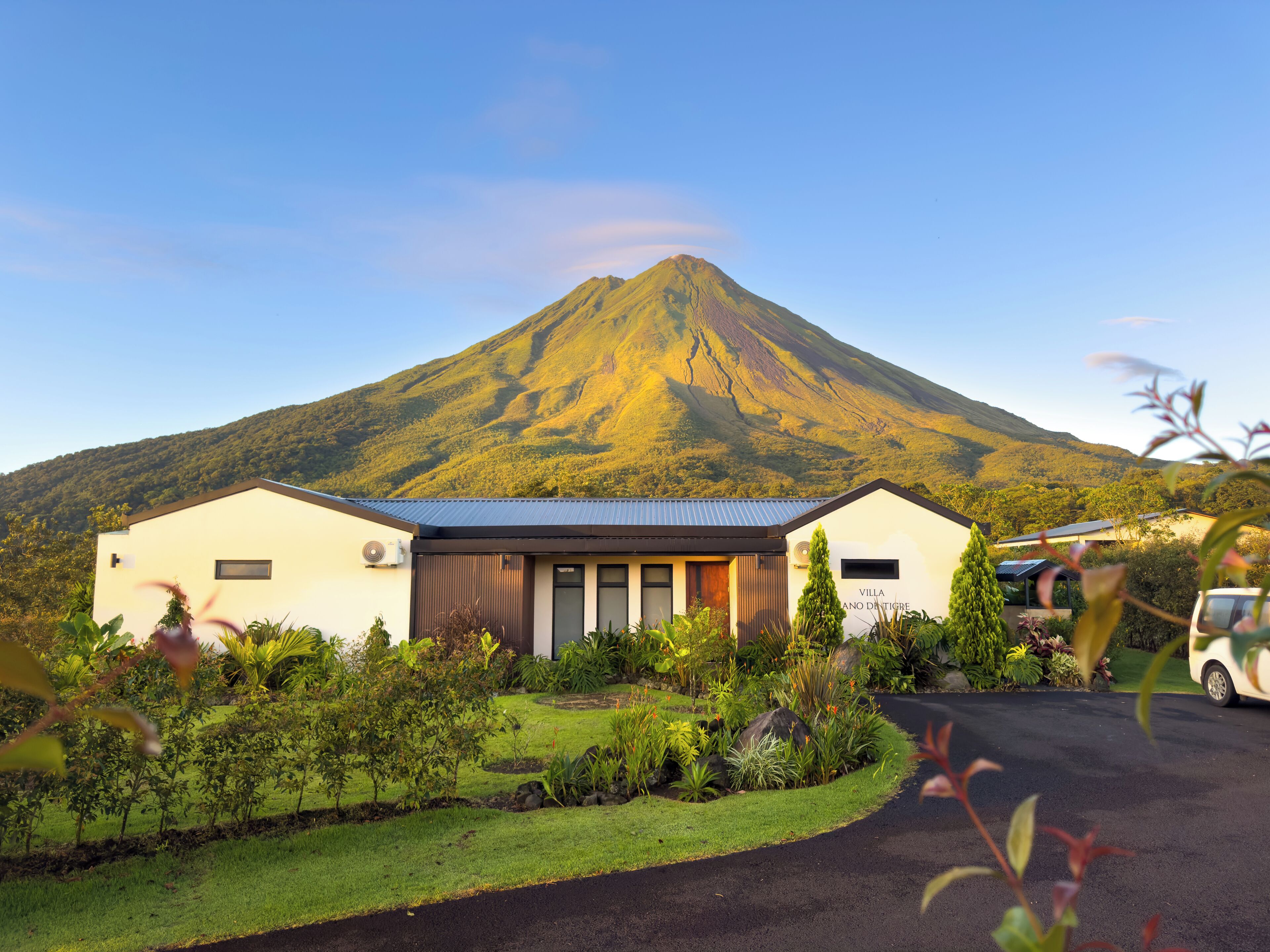 Façana frontal de l'allotjament