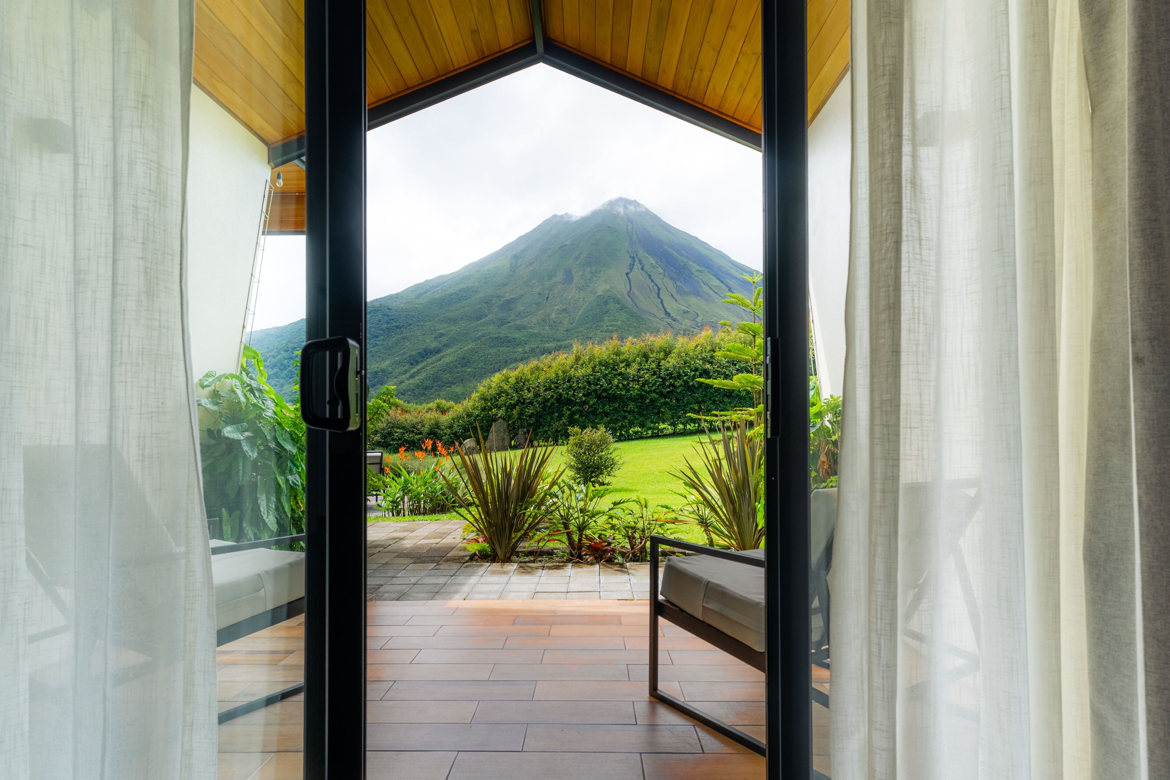 Uitzicht vanuit accommodatie