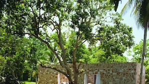A stone building with a pool and two beds. - Maison Couturier, San Rafael, a Member of Design Hotels (San Rafael)