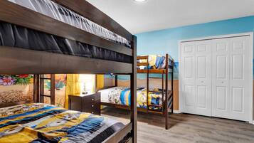 7 bedrooms, iron/ironing board, travel cot, free WiFi