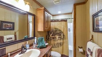 Towels, soap, toilet paper