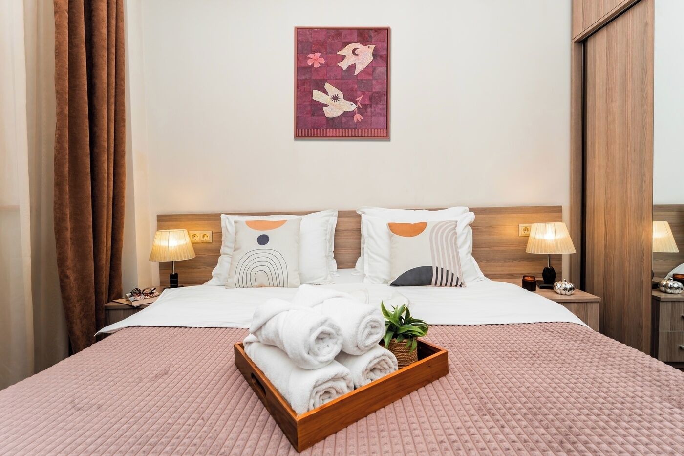 Economy-lejlighed - 1 soveværelse - balkon - udsigt til gårdsplads | Premium-sengetøj, mørklægningsgardiner, strygejern/strygebræt