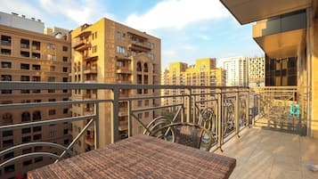 Superior-lejlighed - 1 soveværelse - balkon - byudsigt | Balkon