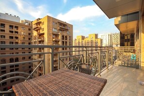 Apartament superior, 1 dormitori, balcó, vistes a la ciutat | Balcó