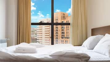Classic Apartment | 1 bedroom, premium bedding, blackout curtains, iron/ironing board