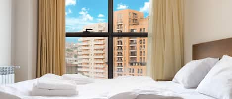 Apartamento clásico | 1 dormitorio, ropa de cama de alta calidad, cortinas opacas
