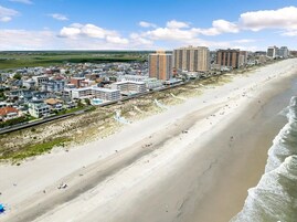 Beach nearby, white sand