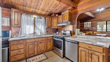 Kühlschrank, Mikrowelle, Herdplatte, Geschirrspüler