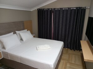 Egyptian cotton sheets, premium bedding, iron/ironing board, free WiFi