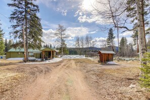 Property grounds - Hike, Bike & Boat: Cabin w/ Dock on Seeley Lake! (Seeley Lake)