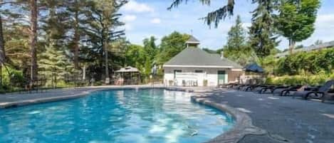 Indoor pool, a heated pool