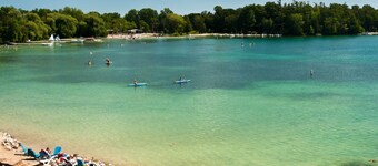 Modern Room Near Indoor Pool