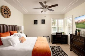 2 bedrooms, desk, iron/ironing board, free WiFi