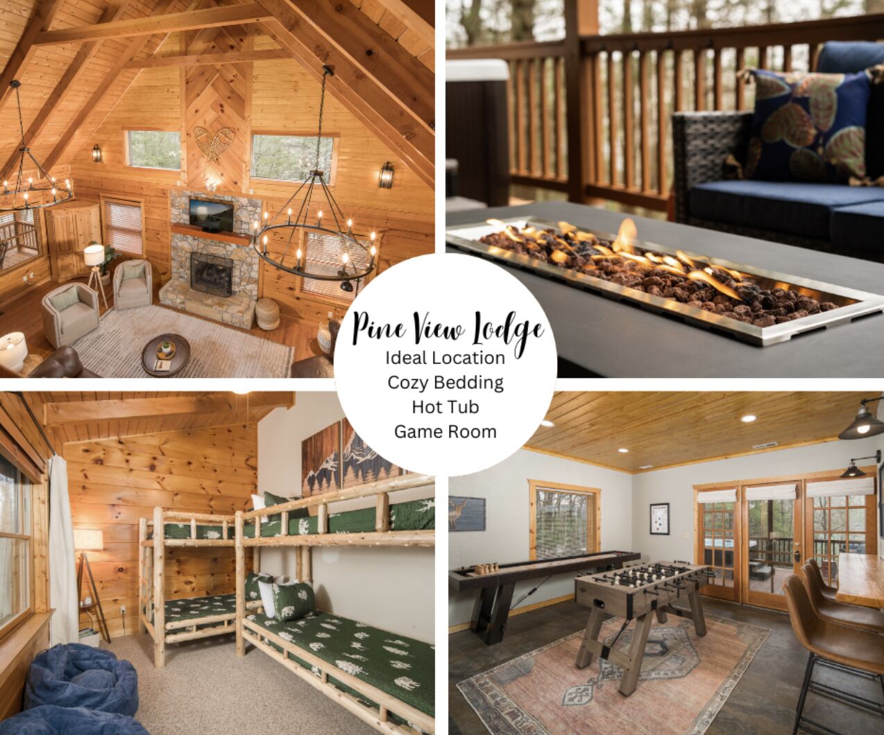 Wrap-Around Porch🏔️Hot Tub ❄️ Firepit🔥 GameRoom🎯