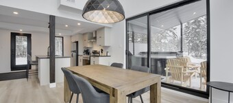 Chalet Scandinave Avec spa Dans Charlevoix, Nature et Tranquillité