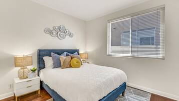 4 bedrooms, travel cot, WiFi, bed sheets
