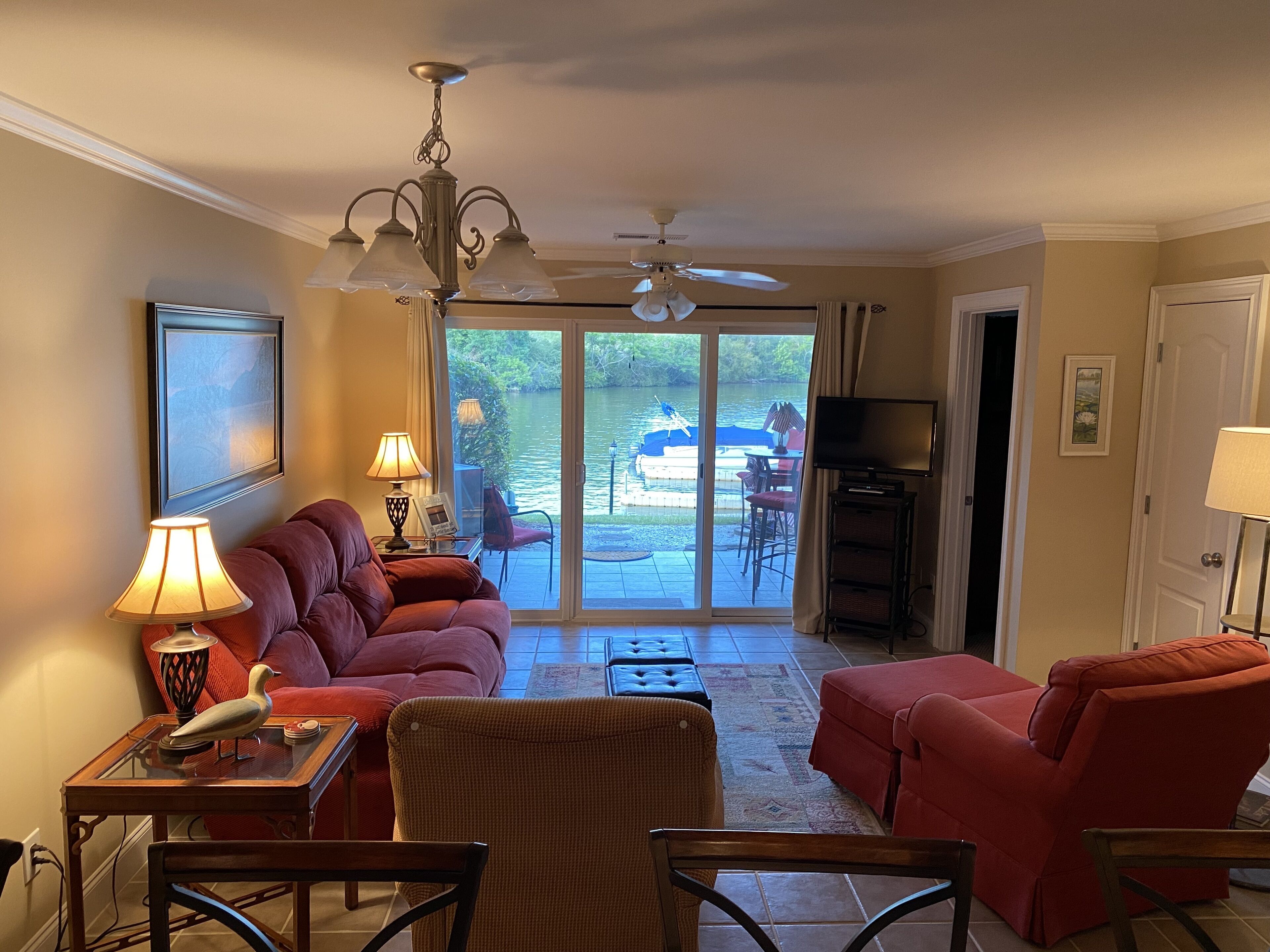 Lake Retreat with Ground Level Access, Pool and Designated Boat Slip