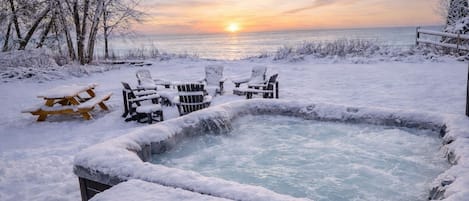 Idromassaggio all'aperto