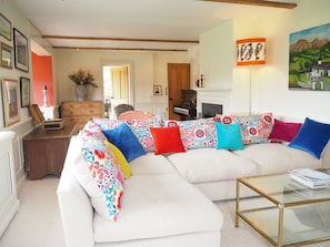 TV connectée, cheminée