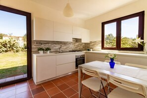 Fridge, microwave, oven, stovetop - L'Asfodelo by All4sardinia (Bari Sardo)