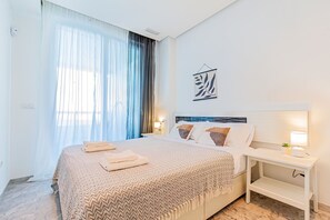 1 bedroom, WiFi, bed sheets - GEMELOS sea view apartment (Benidorm)