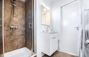 Shower, hair dryer