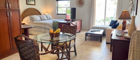 1 dormitorio y ropa de cama