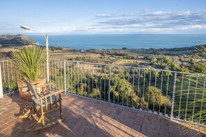 Terrace/patio -  A26 - Poggio, sky-land with breathtaking sea view (Ancona)