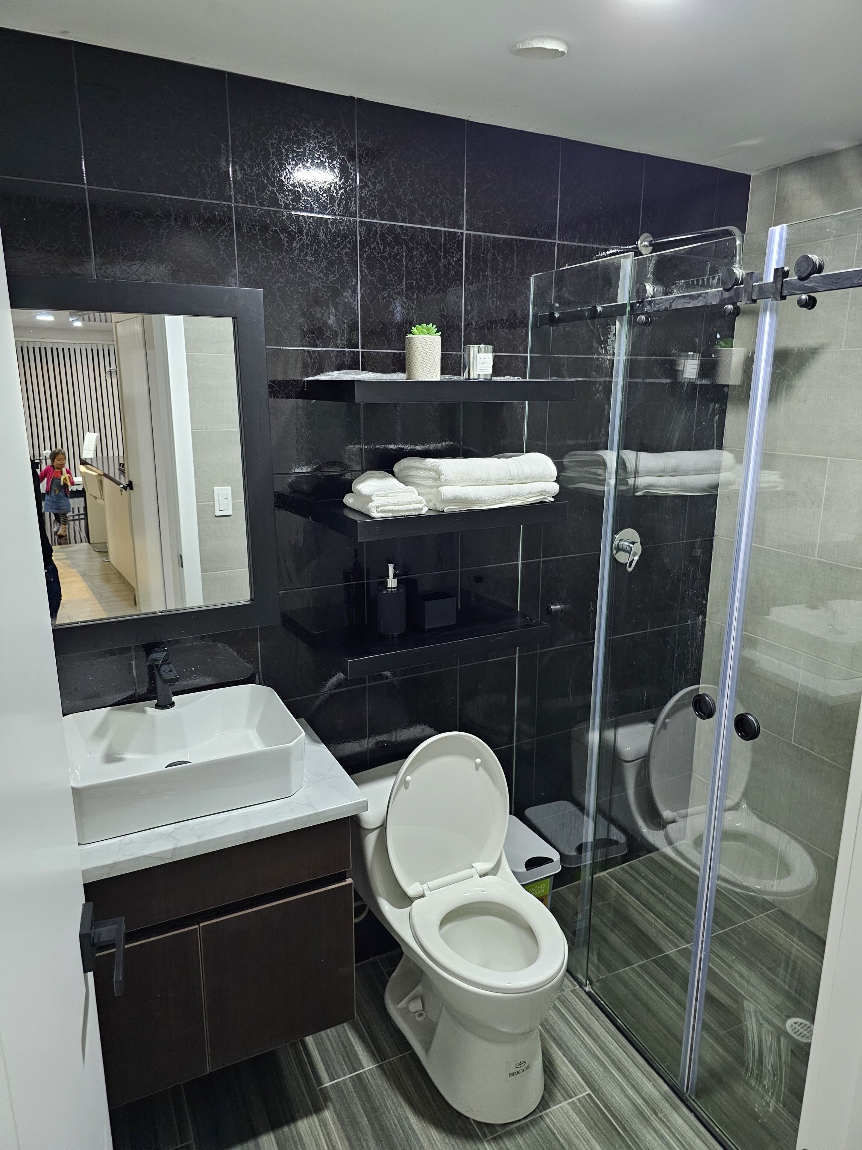 Appartement Deluxe | Salle de bain | Serviettes fournies