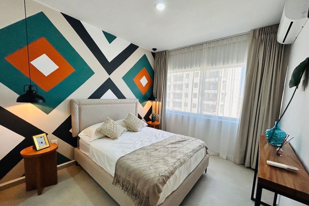 Luxury-Apartment | 2 Schlafzimmer, kostenloses WLAN, Bettwäsche