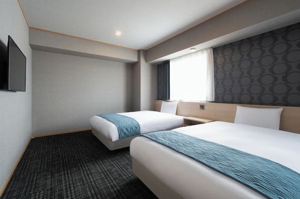 Phòng 2 giường đơn Deluxe, 2 giường đôi, không hút thuốc | Chăn bông, két bảo mật tại phòng, bàn