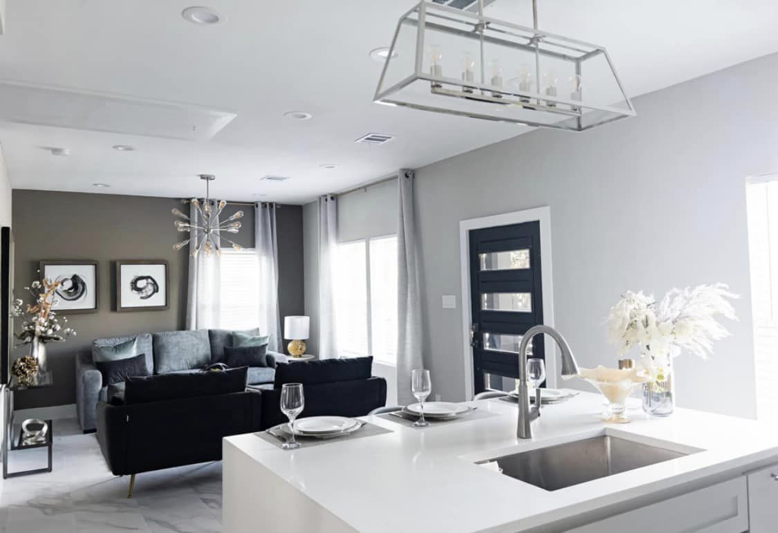 an elegant and cozy house